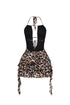 Bambi Pounce Halter Mini Dress