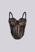 Moon Noir Bustier Corset Top
