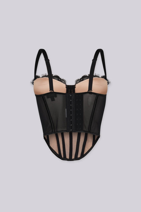 Moon Noir Bustier Corset Top