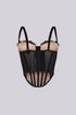 Moon Noir Bustier Corset Top