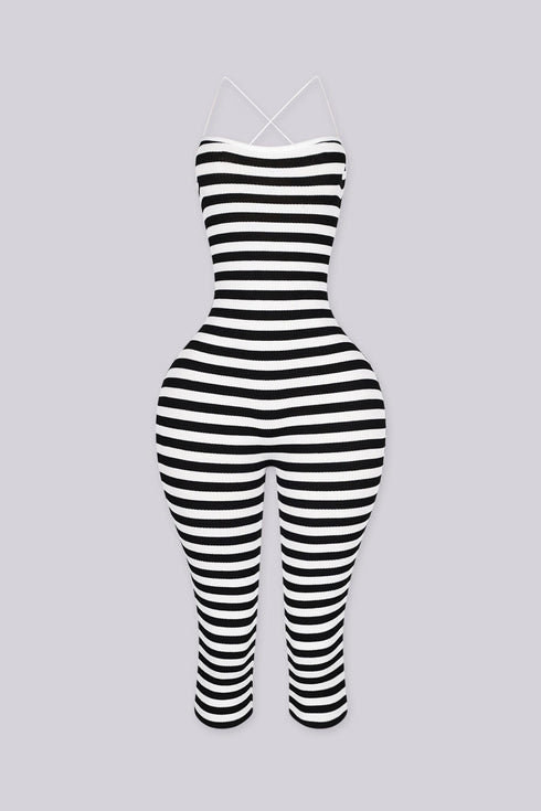 Peppermint Rush Capri Jumpsuit