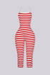 Peppermint Rush Capri Jumpsuit