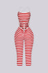 Peppermint Rush Capri Jumpsuit