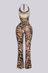 Marbled Reverie Cowl Neck Jumpsuit