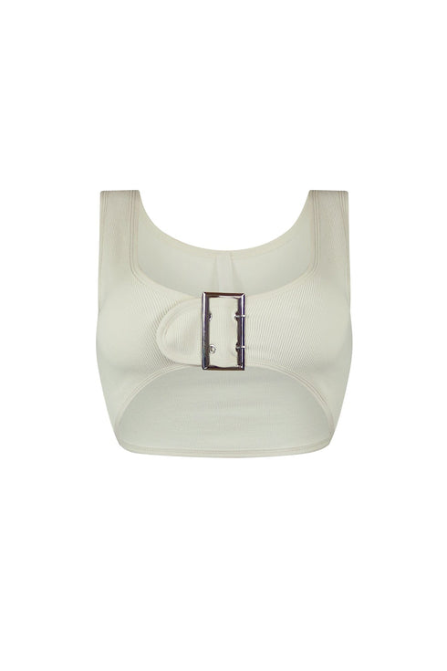 Cindy Buckle Tank Crop Top