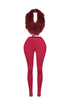 Furista Fur Halter Vest & Leggings SET