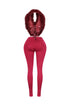 Furista Fur Halter Vest & Leggings SET