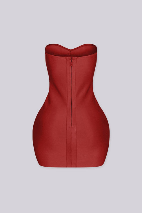 Sweetheart Bandage Micro Mini Dress