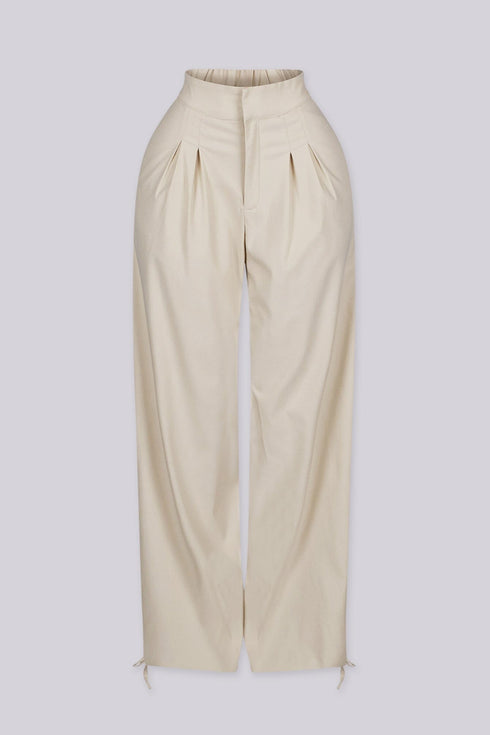 Palazzo Pleated Wide Leg Pants