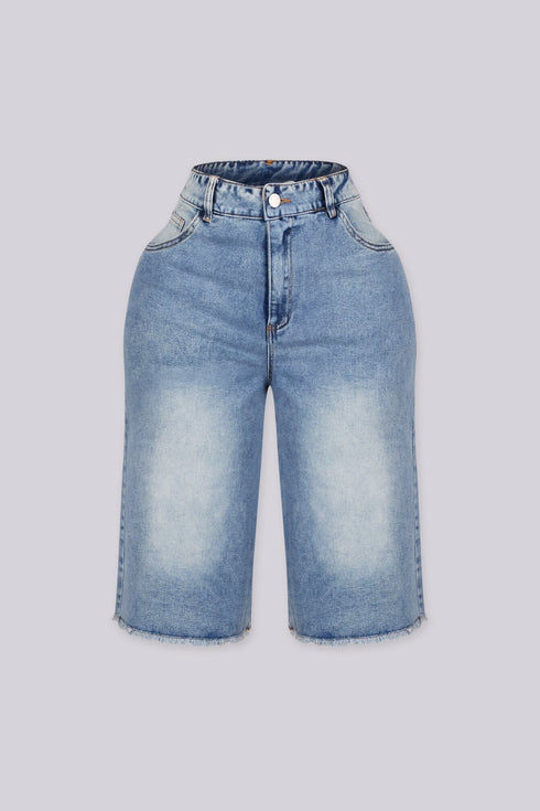 Madrid Drift Denim Bermuda Shorts