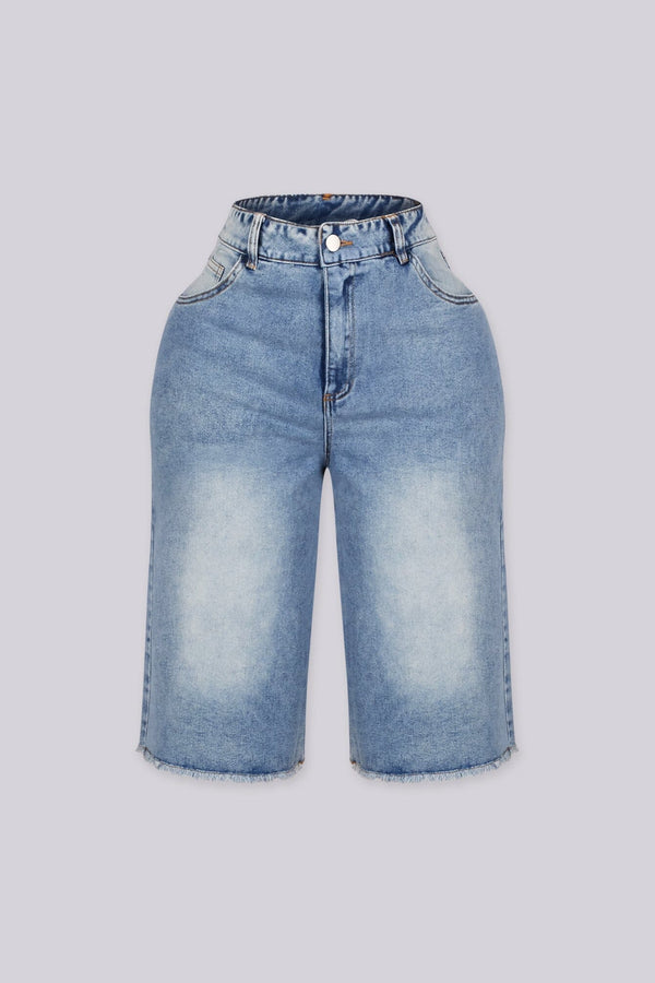Madrid Drift Denim Bermuda Shorts