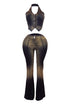 The Wayside Vintage Halter Top & Bottom SET