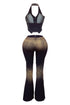 The Wayside Vintage Halter Top & Bottom SET