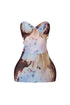 Sweet Goodbye Print Mesh Micro Mini Dress