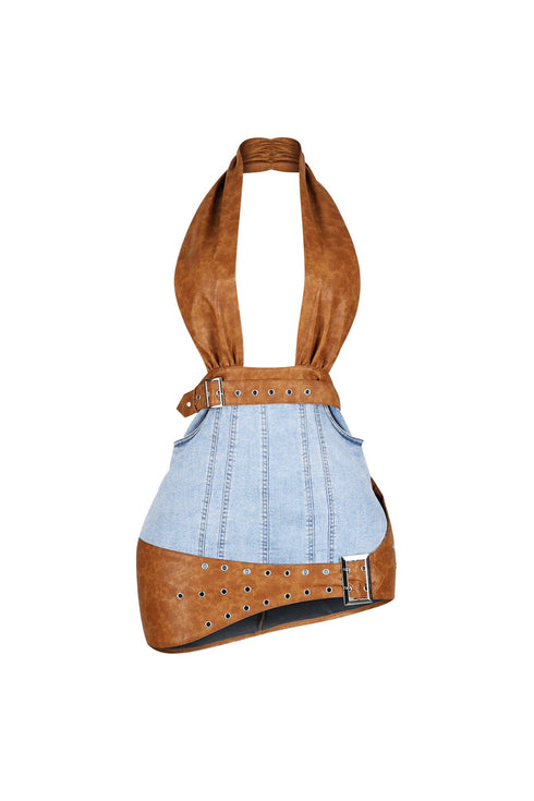 Look Edgecraft Contrast Mini Dress