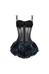 Velvet Touch Bustier Mini Dress