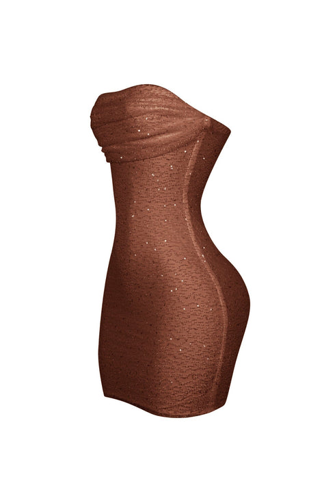 Greer Mesh Beaded Mini Dress