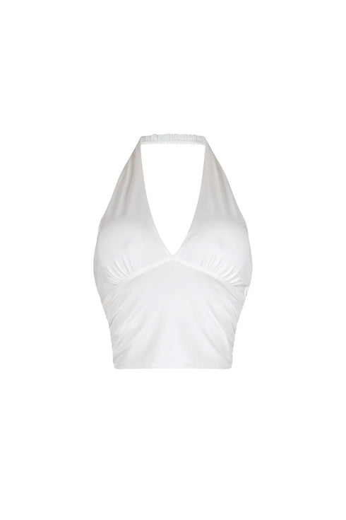 Simple Grace Halter Crop Top