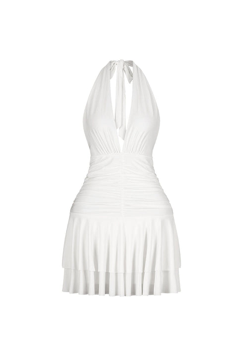 Spinning Sky Flared Mini Dress