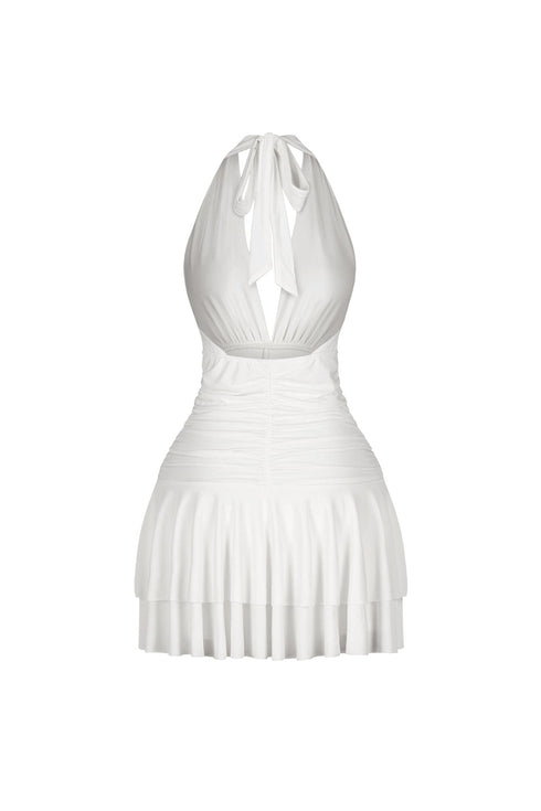 Spinning Sky Flared Mini Dress