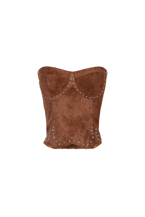 Kanab Leather Tube Top