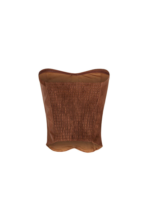 Kanab Leather Tube Top