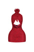 Esmee Cross Halter Neck Mini Dress