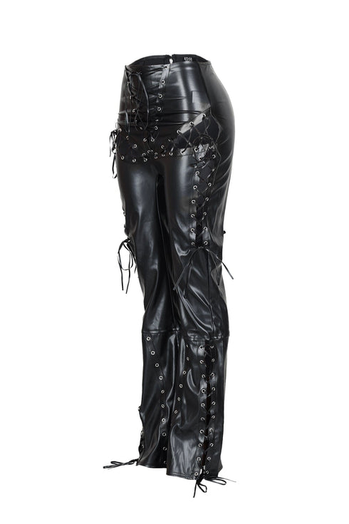 Stray Heat Faux Leather Pants