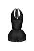 Zelia Lace Halter Romper