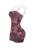 Rowan Print Mesh Cami Mini Dress