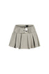 Belted Ivy Pleats Skirt