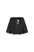 Belted Ivy Pleats Skirt