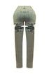 Darby Washed Cut Out Denim Jeans