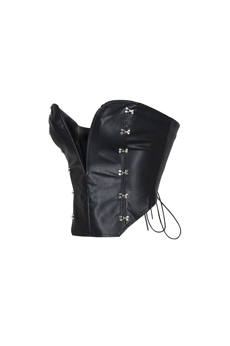 トップス tgor Cable bustier BLACK Amazon.com: Women's Embroidery Corset Tops with Thong 2PC