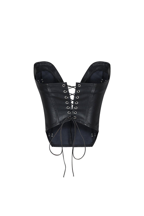Trigger PU Wired Corset Top