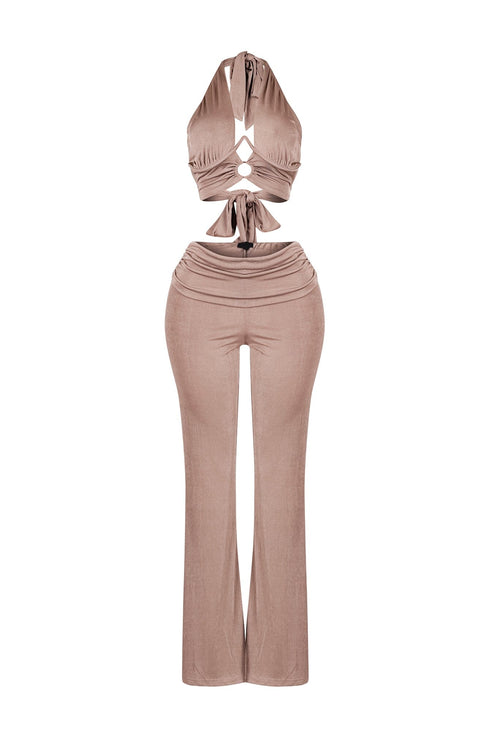 Graceful Passion Crop Top & Pants SET