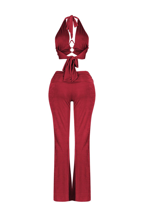 Graceful Passion Crop Top & Pants SET