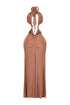 Nexus Halter O Ring Maxi Dress