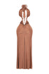 Nexus Halter O Ring Maxi Dress