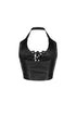 Off Roading Faux Leather Crop Top