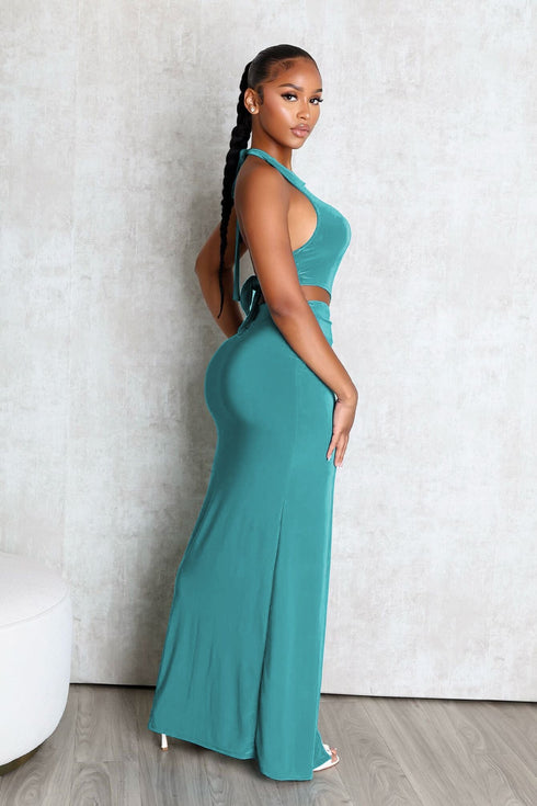 Power Curve Cut Out Maxi Dress