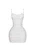 Celebrate Pearl Mesh Mini Dress