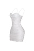 Celebrate Pearl Mesh Mini Dress