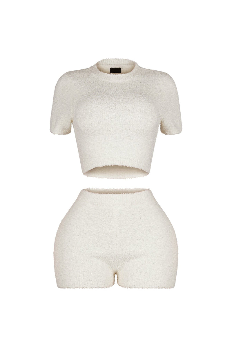 Toasty Fuzzy Top & Shorts SET – EDGE