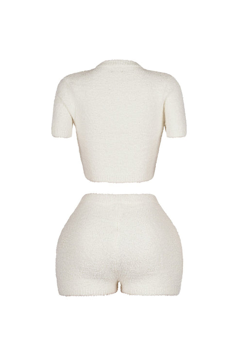 Toasty Fuzzy Top & Shorts SET