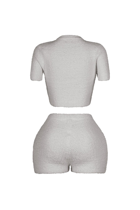 Toasty Fuzzy Top & Shorts SET