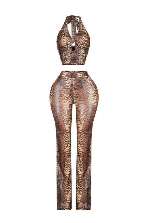 Arusha U Neck Top & Pants SET