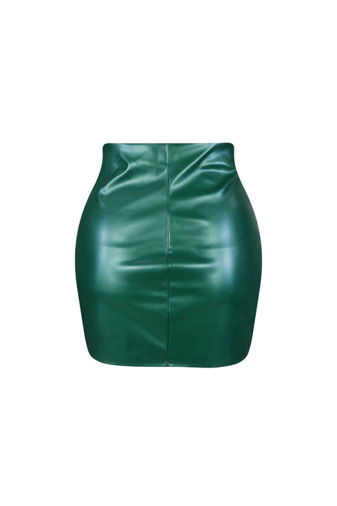 Undercover Faux Leather Mini Skirt