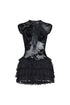 Beat Night Burnout Mesh Dress