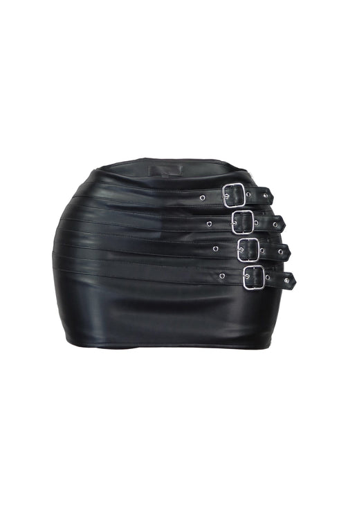 Bennet Faux Leather Mini Skirt